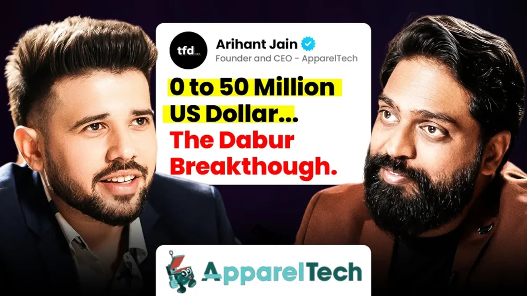 Apparel tech founder arihant jain podcast